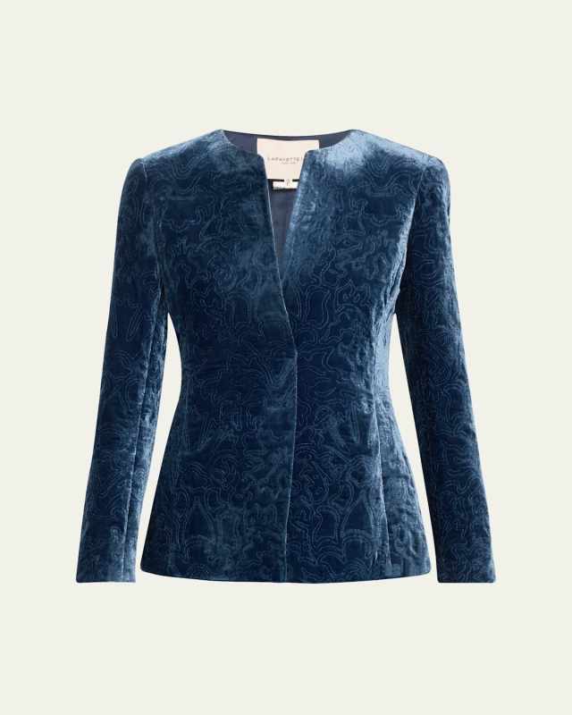 Tailored Baroque-Embroidered Jacket